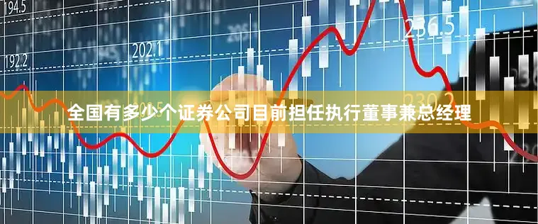 全国有多少个证券公司目前担任执行董事兼总经理
